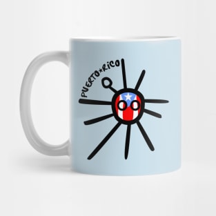 Puerto Rico Taino Sun Boricua Flag Mug